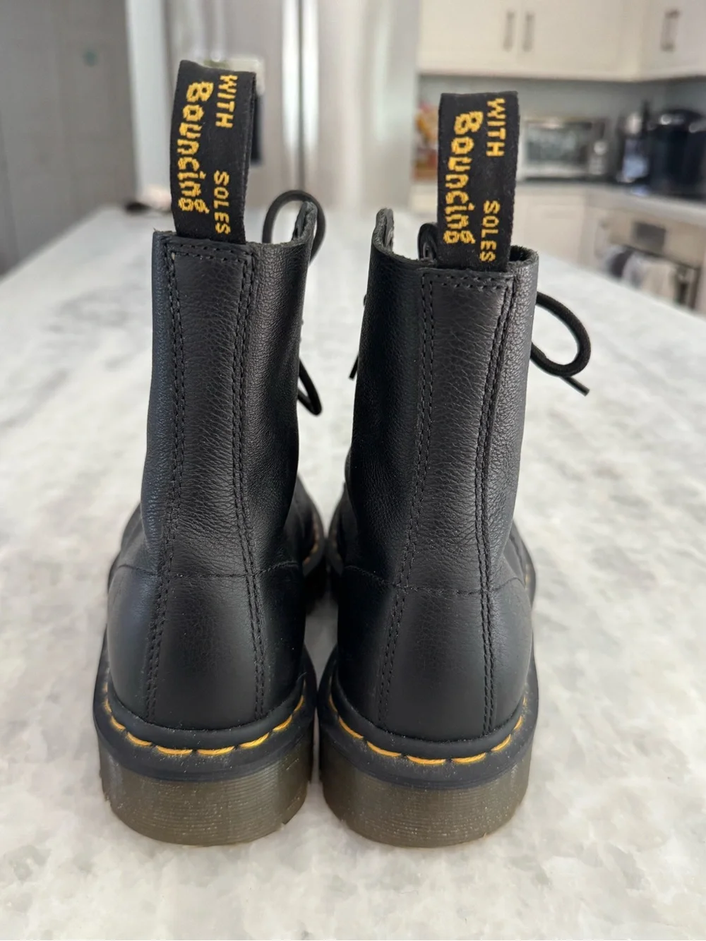 Dr. Martens Black 1460 Pascal Bex-8 Eye Platform Interior Lace-up Boots (Pascal)
